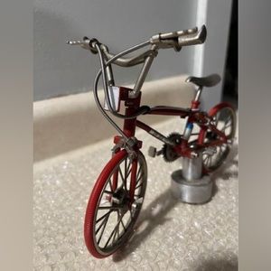 BMX mini bike figurine with stand